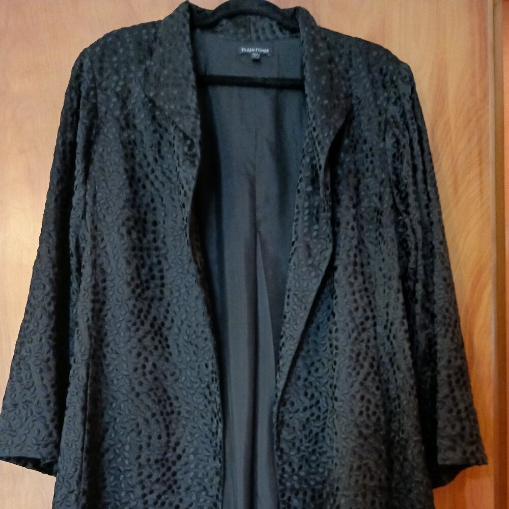 Eileen Fisher, Lightweight Jacket in Black